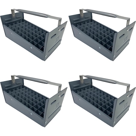American Built Pro Nipple Caddy, 1 in Nipples  Polyethylene , 50 pc Capacity, 4PK T1010 P4